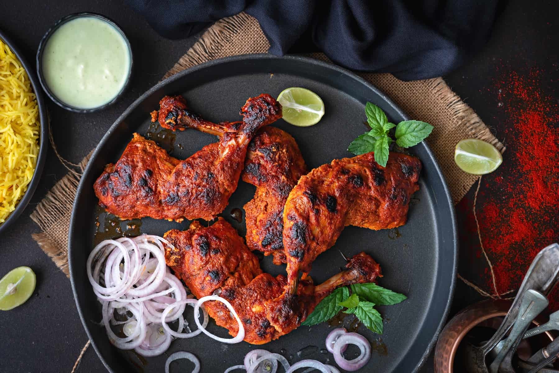 Home tandoori chicken 1